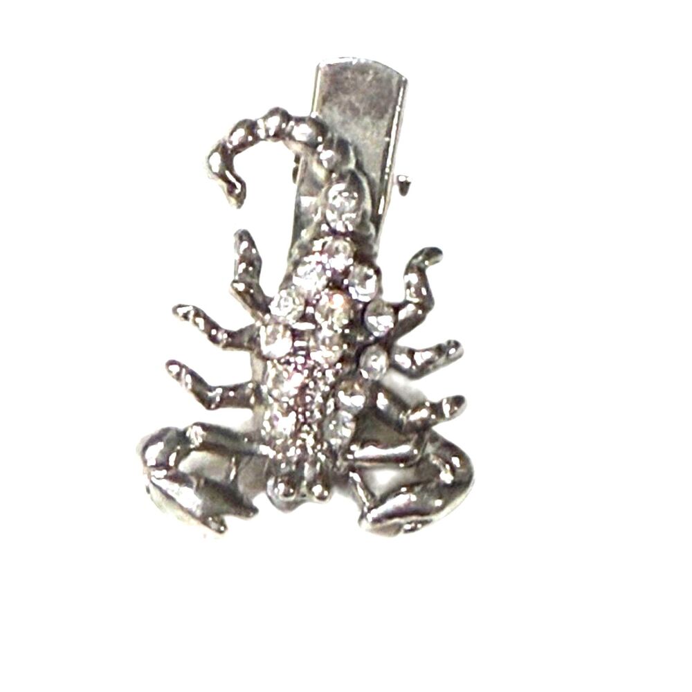 Scorpio hairpin with stones